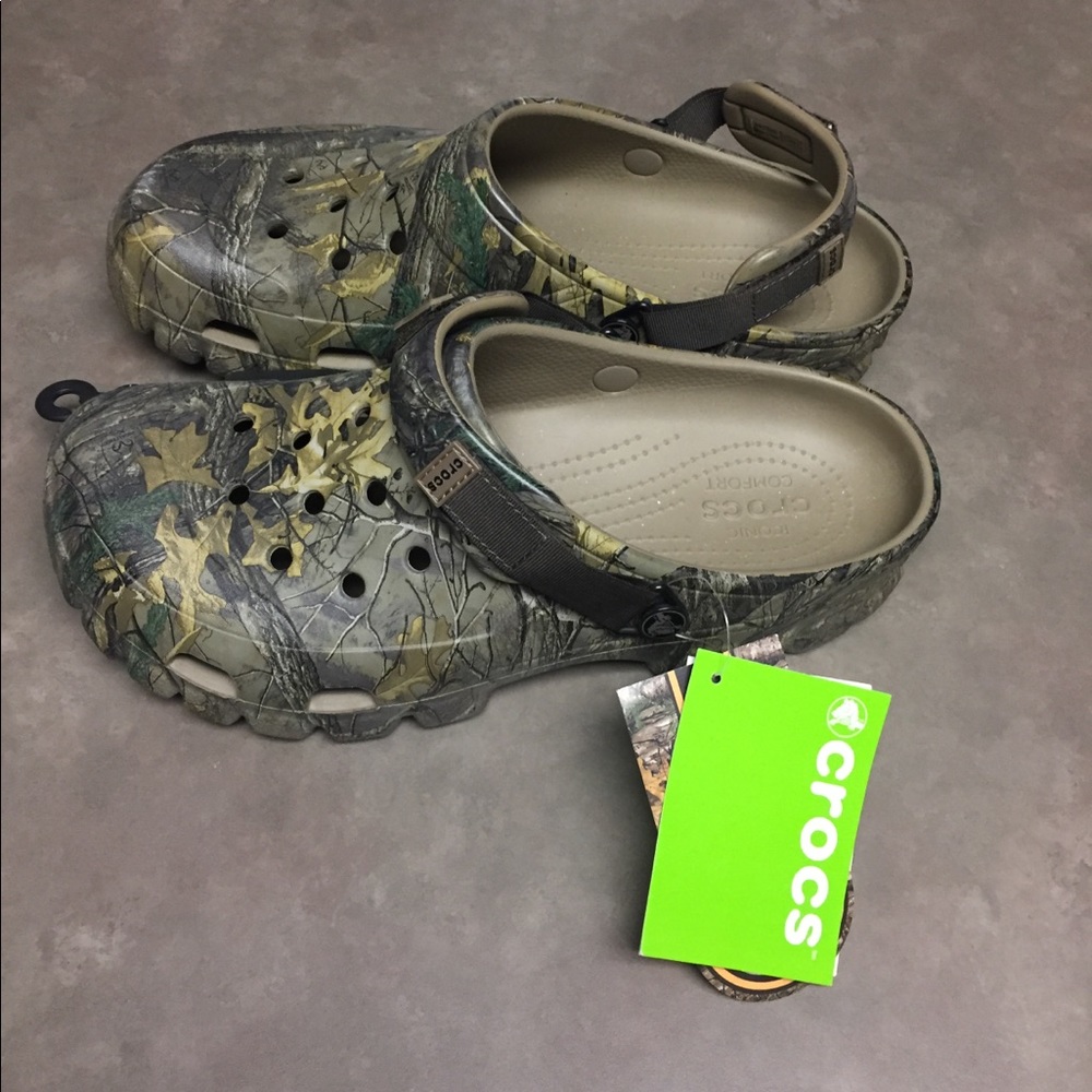 Camo Crocs NWT! 🤩